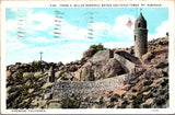 CA, RIVERSIDE - Frank A Miller Memorial bridge, peace tower postcard - w01517