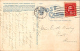 CA, SANTA BARBARA - Arlington Hotel, statue - 1927 postcard - w01538
