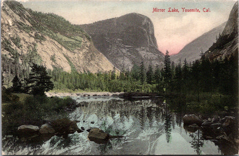 CA, Yosemite - Mirror Lake - M Rieder No 6678 postcard - w01574