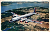 Plane postcard - AMERICAN Airlines close up postcard - W01683