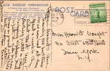 CA, Los Angeles - Ambassador, 7th St entrance - Dr Jos Guttman postcard - w01732