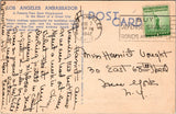 CA, LOS ANGELES - Ambassador, 7th St entrance - Dr Jos Guttman postcard - w01732