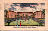 CA, LOS ANGELES - Ambassador, 7th St entrance - Dr Jos Guttman postcard - w01732