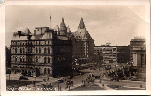 Canada - OTTAWA, ON - Plaza, bird eye view RPPC - w01762