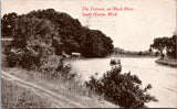 MI, SOUTH HAVEN - Terrace on Black River - 1923 postcard - w02020
