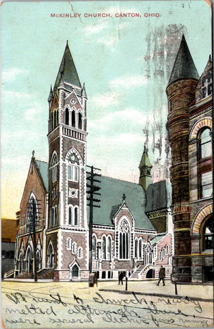 OH, Canton - McKinley Church - 1914 postcard - w02560