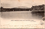 MA, EAST NORTHFIELD - Schell Memorial Bridge - A R Levering postcard - w02731