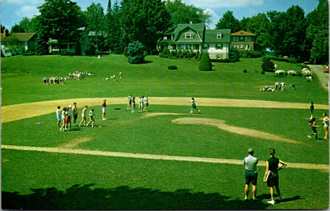NY, CHAUTAUQUA - Athletic Field, baseball diamond postcard - w02779