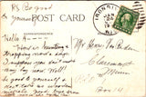 WI, IRON RIVER - near Long Lake, family in small boat postcard - w02913