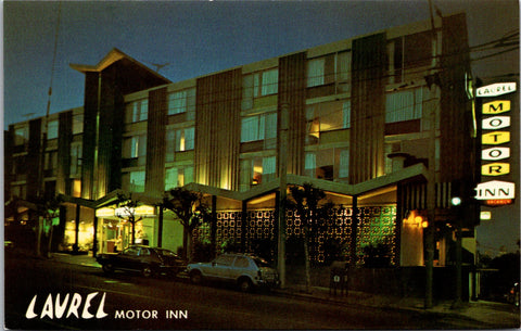 CA, San Francisco - Laurel Motor Inn on Presidio Ave postcard - w02926