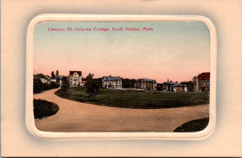 MA, South Hadley - Mt Holyoke College Campus bldgs - Scott Photo postcard