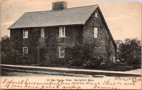 MA, WEST SPRINGFIELD - Old Day House postcard
