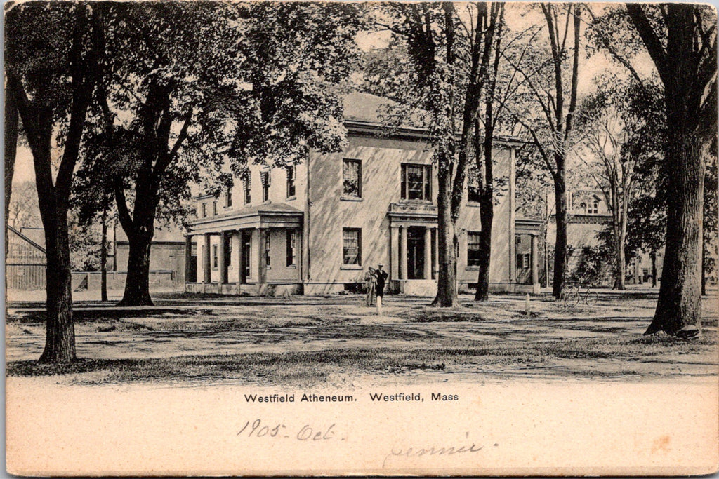MA, WESTFIELD - Westfield Atheneum postcard - W02994