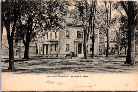 MA, WESTFIELD - Westfield Atheneum postcard - W02994