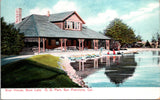CA, SAN FRANCISCO - Stow Lake, Boat House, G G Park postcard - w03152