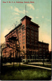 MI, DETROIT - YMCA (new) with stats - 1912 postcard - w03190
