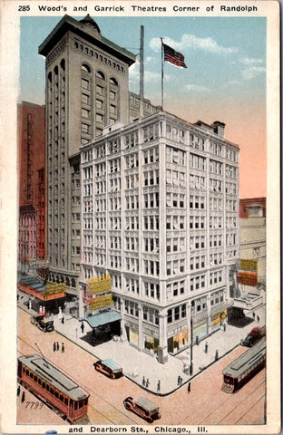 IL, CHICAGO - Woods and Garrick Theatres (original SOLD) w03284
