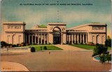 CA, San Francisco - Palace of the Legion of Honor bldg - 1943 postcard - w03488