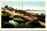 OH, Cleveland - Lake View Park, bridge, bldgs, train etc - 1905 postcard - w0349