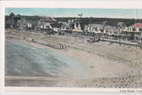 ME, YORK - Long Beach - houses, shoreline closeup - bifold postcard - W03578