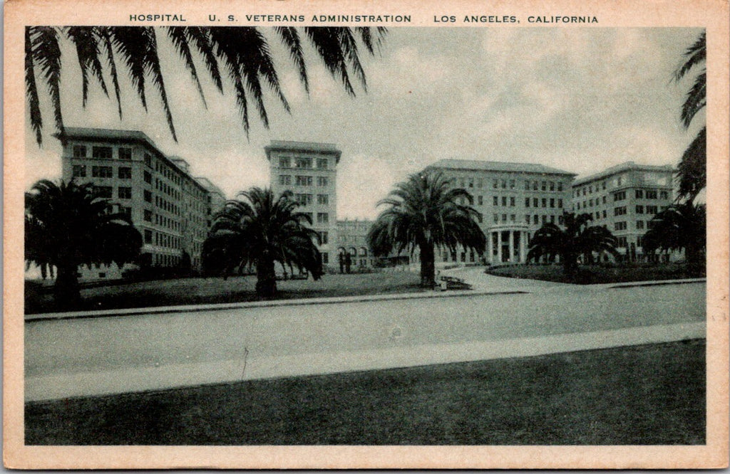 CA, LOS ANGELES - Hospital, US Veterans Administration postcard - w03606