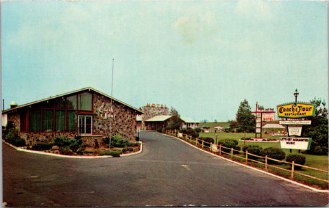 NJ, Hightown - Town House Motel - 1972 postcard - w03710