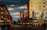 CA, SACRAMENTO - K Street - 1949 postcard with signs on bldgs - w03754