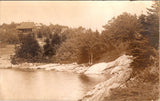 ME, MacMAHAN - Buildings and shoreline - 191_ RPPC postcard - W03817