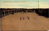 Canada - KINGSTON, ON - Fort Hendry interior, sport markings postcard - w03907