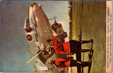 Canada - RCMP - Mounties near colonial Airlines / US Mail planeclose up - W03917