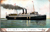 Ship Postcard - MIAMI, SS closeup of 1906 postcard - W04270