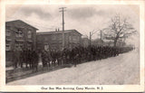 NJ, CAMP MERRITT - men in the street, buildings postcards - w04519