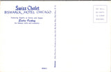 IL, CHICAGO - Swiss Chalet Bismarck Hotel postcard - w04770