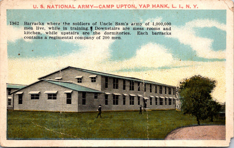 NY, Yap Hank - Camp Upton, US National Army postcard - W04787