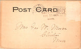 MA, STERLING - public library with 1885 over entryway - 1904 postcard - w04843