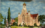 MI, DETROIT - S S Peter & Paul Russian Orthodox Church postcard - W04846