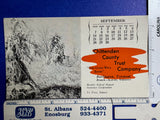 VT, Burlington - Chittenden County Trust Co - 1952 Calendar Blotter - w04943