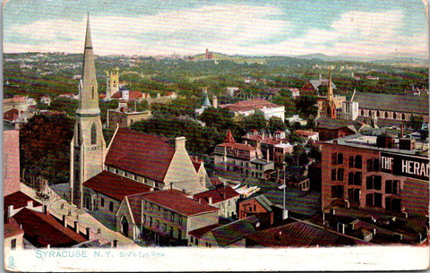 NY, SYRACUSE - Bird Eye view - Tuck vintage postcard - W04952