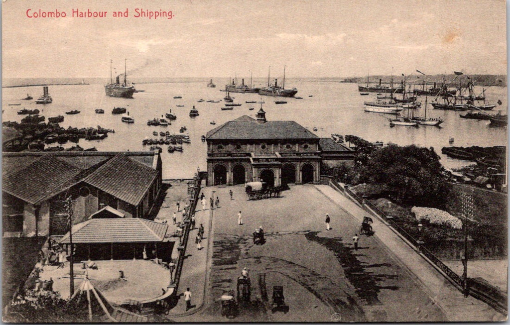 Foreign postcard - COLOMBO, Sri Lanka - Harbour and buildings - W05038