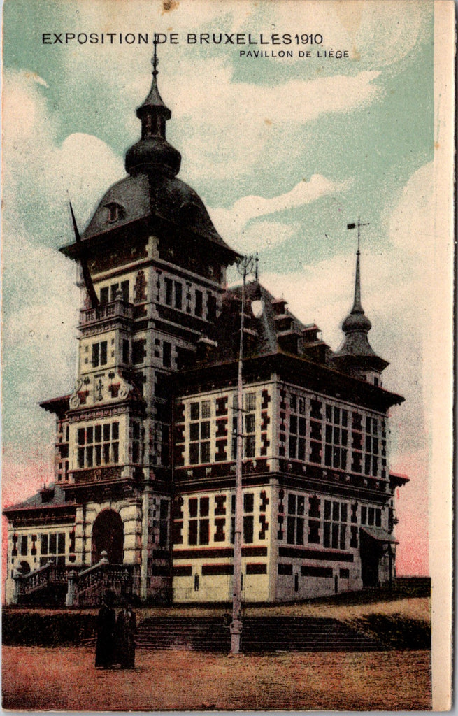Foreign postcard - BRUXELLES, Belgium -  Exposition 1910 Pavillon de Liege - w050