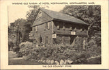 MA, NORTHAMPTON - Wiggins Old Tavern at Hotel, Old Country Store postcard - w052