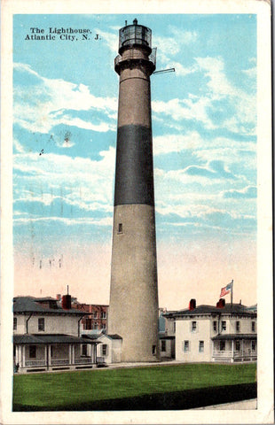 NJ, Atlantic City - Light House, lighthouse - Sithens postcard - w05269
