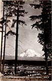 WA, FORT LEWIS - Mt Rainier from North Fort Lewis  - 1950 RPPC - WK0006