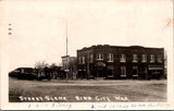 KS, BIRD CITY - Street scene with old model T cars - 1924 RPPC - WK0018