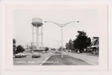 LA, THIBODAUX - Canal Blvd, water tower, Bills Diner etc - 1967 RPPC - WK0022