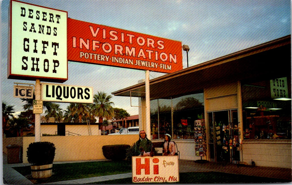 NV, BOULDER CITY - Desert Sands Gift Shop postcard - wk0039