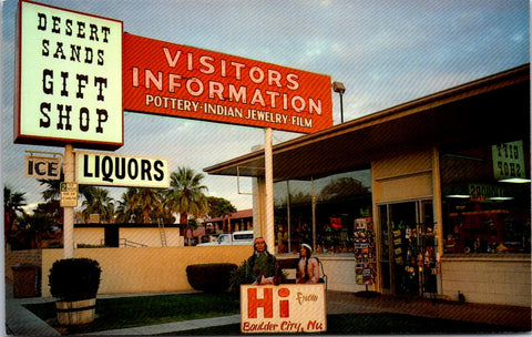 NV, BOULDER CITY - Desert Sands Gift Shop postcard - wk0039