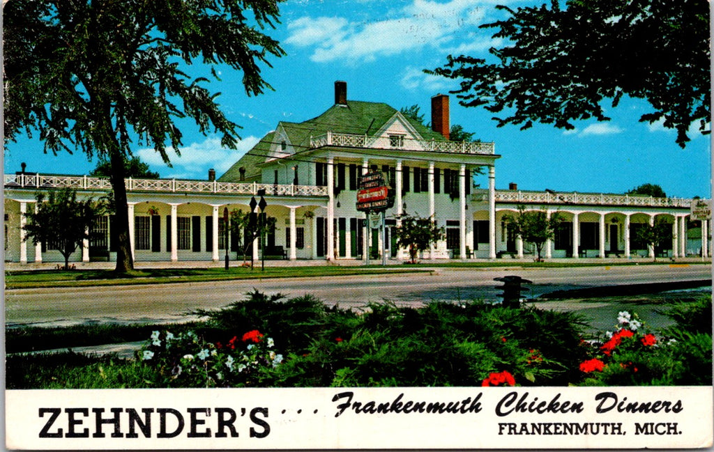 MI, FRANKENMUTH - Zehnders restaurant postcard - Wk0131