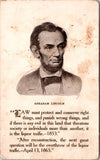 Vintage Patriotic Postcard Lincoln / Red Cross Pub Co postcard - WK0134