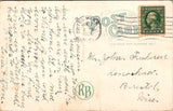 NY, ELMIRA - Post Office, Century Club @1924 postcard - wk0145